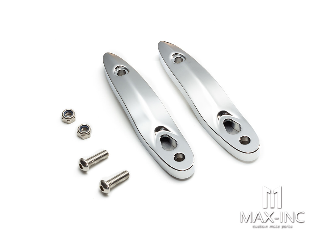 Motorcycle Chrome Rear Turn Signal Extension Bracket Relocation Kit For Harley Softail 00-20 Slim Breakout Fat Boy FLFB FXBB FXBR