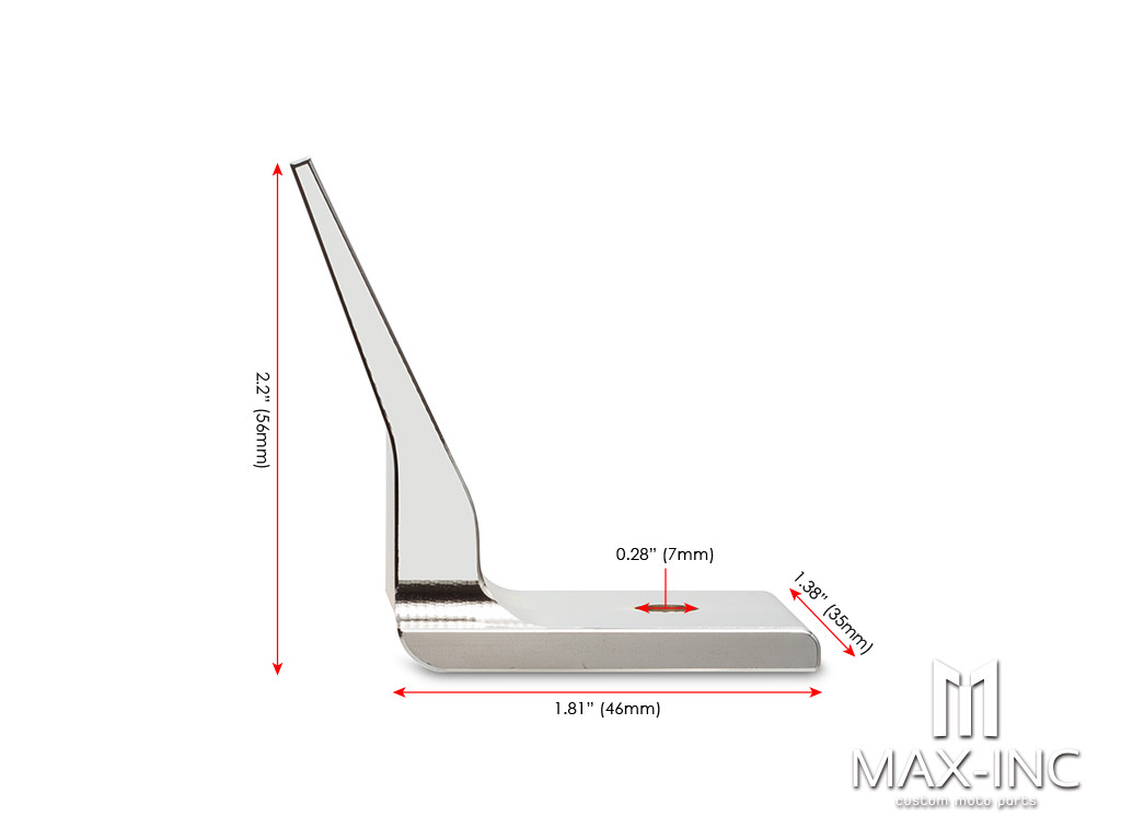 Haley Chrome Soft Tail Softail FLST 2007-2017 Side Stand Extension