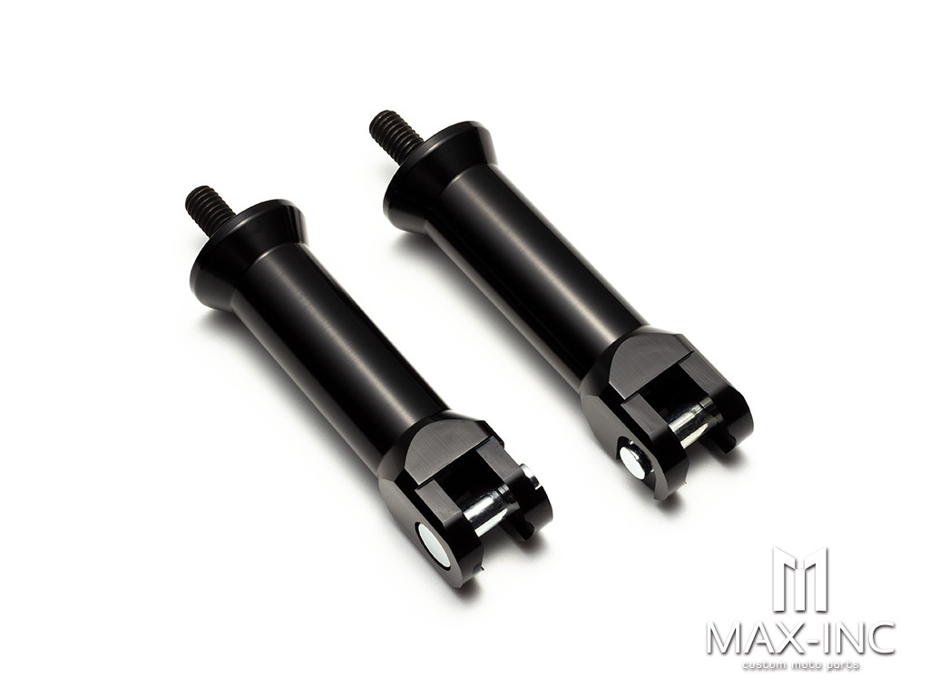 Motorcycle Passenger Foot Pegs Support Mount 2.25" Footrest Clevis Kit For Harley Softail Fatboy Heritage Softail FXST 2000-2006