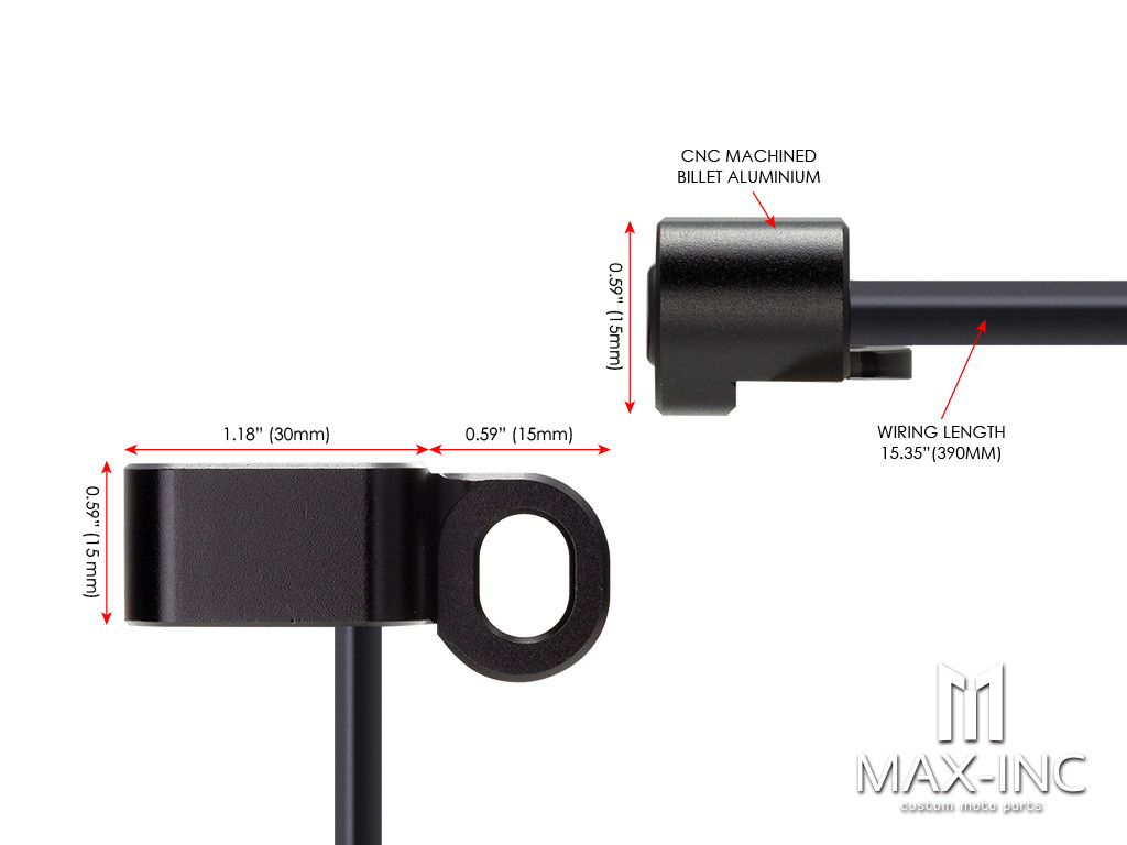Motorcycle 12V LED Yellow Lens Mini Turn Signals Indicators Running Light With E Mark For Harley Touring Street Glide 14-20 Softail 16-17