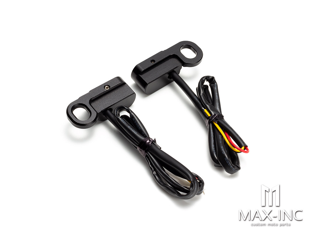 Motorcycle 12V LED Yellow Lens Mini Turn Signals Indicators Running Light With E Mark For Harley Touring Street Glide 14-20 Softail 16-17