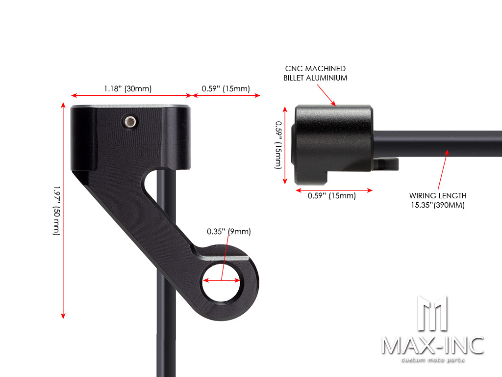 Black housing Motorcycle Amber LED Mini Turn Signal Indicator Running Light Lamp For Harley Touring Electra Glide 09-17 Softail Slim FLS 15-20
