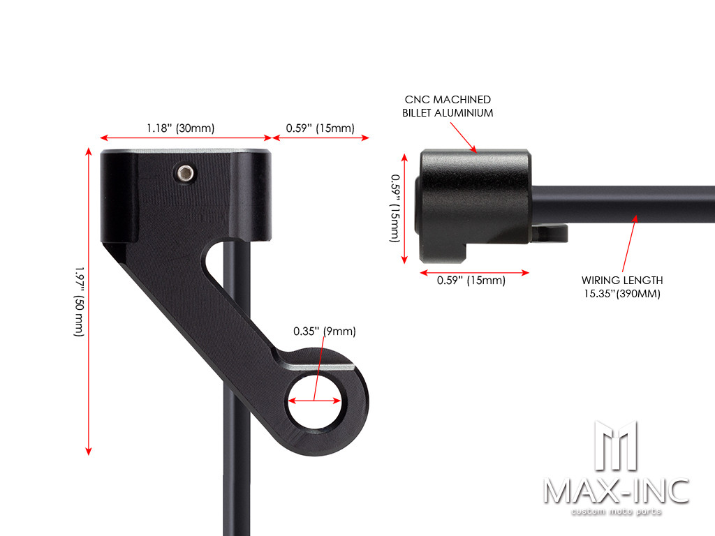 Black Smoked Motorcycle Amber LED Mini Turn Signal Indicator Running Light Lamp For Harley Touring Electra Glide 09-17 Softail Slim FLS 15-20