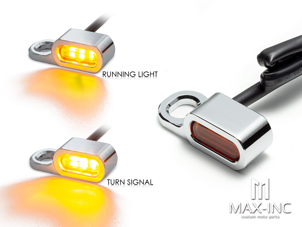 Motorcycle Mini LED E Mark Turn Signal Light Running Indicator Lamp For Harley Sportster XL 2004-2021 1200 883 72 48 Roadster