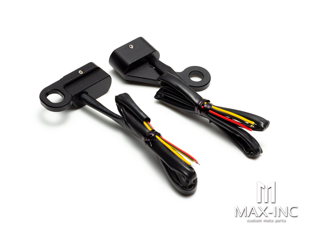 Black Yellow Motorcycle Mini LED E Mark Turn Signal Light Running Indicator Lamp For Harley Sportster XL 2004-2021 1200 883 72 48 Roadster