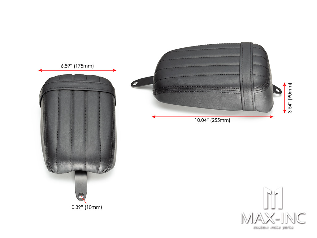  Motorcycle Rear Passenger Pillion Seat Cafe Racer Bobber Saddle For Harley Softail Street Bob 2018-2020 FXBB Model