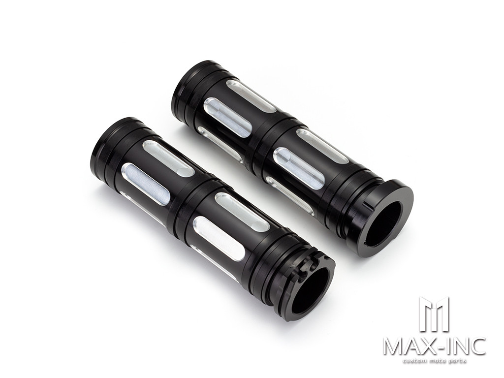 BLACK CUT XL883 1200 X48 72 Motorcycle Racing Bamboo carved Hand grip