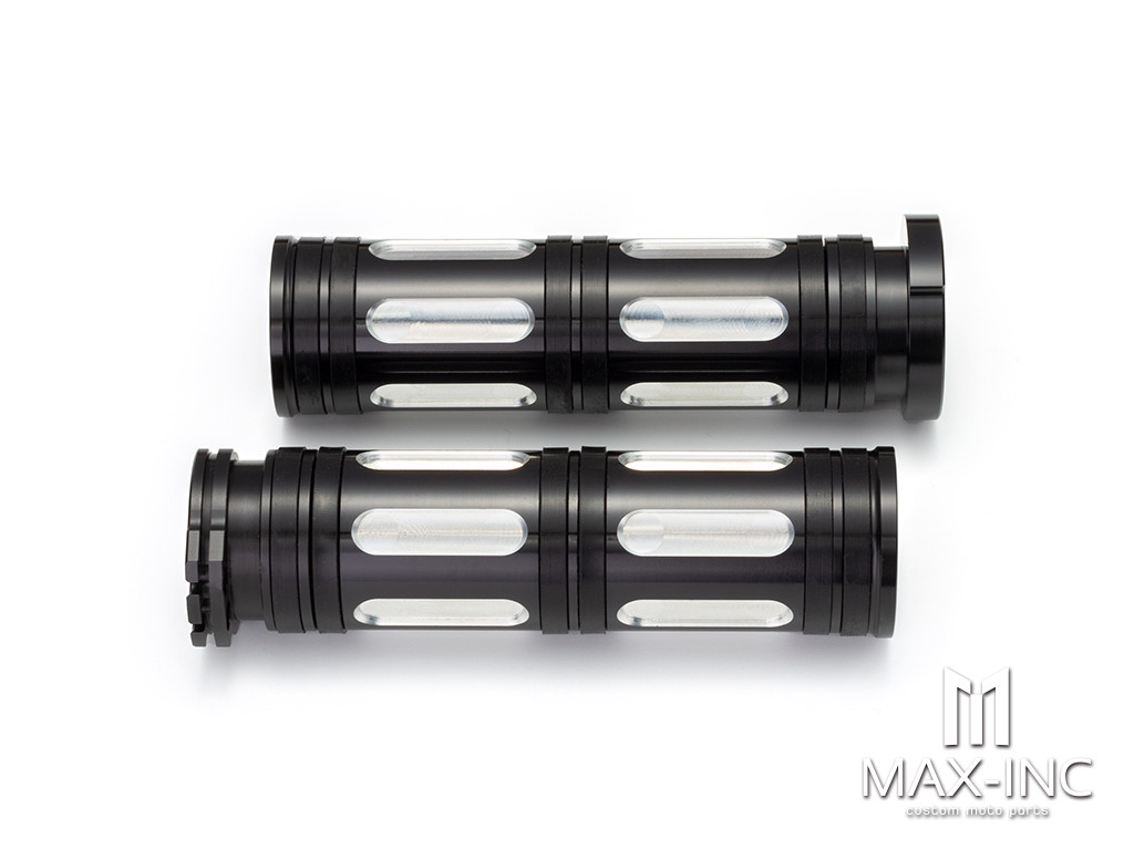 BLACK CUT XL883 1200 X48 72 Motorcycle Racing Bamboo carved Hand grip