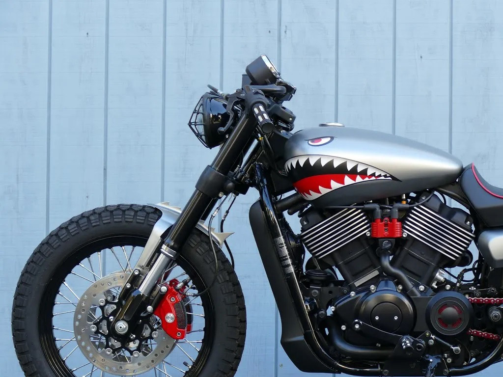 BLACK CUT XL883 1200 X48 72 Motorcycle Racing Bamboo carved Hand grip