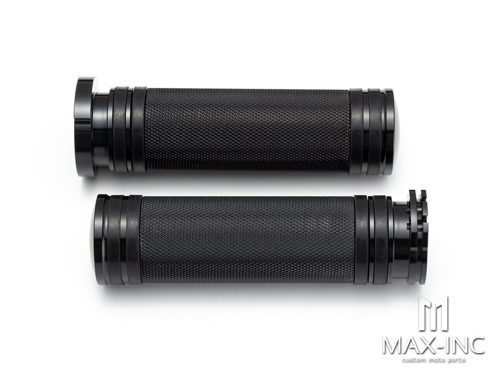 XL883 1200 X48 72 Motorcycle Black Racing Bamboo carved Hand grip