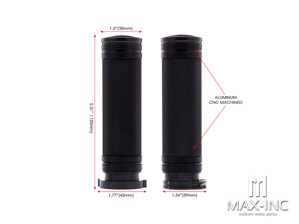 XL883 1200 X48 72 Motorcycle Black Racing Bamboo carved Hand grip