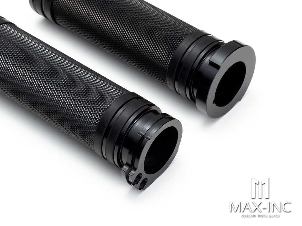 XL883 1200 X48 72 Motorcycle Black Racing Bamboo carved Hand grip