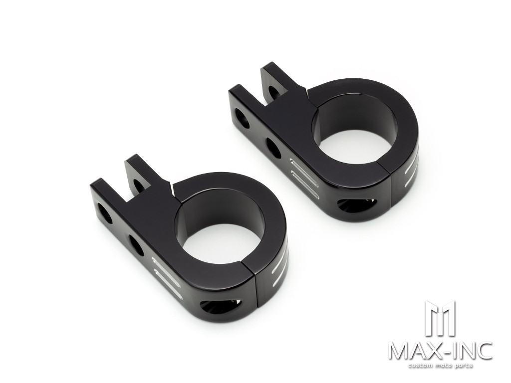 Black Cut Refit the mounting and fixing bracket of the guard bar Pedal 38MM