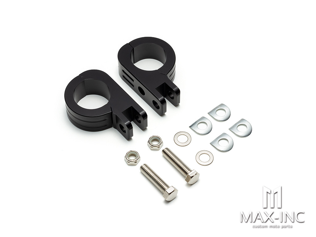 Black Refit the mounting and fixing bracket of the guard bar Pedal 38MM