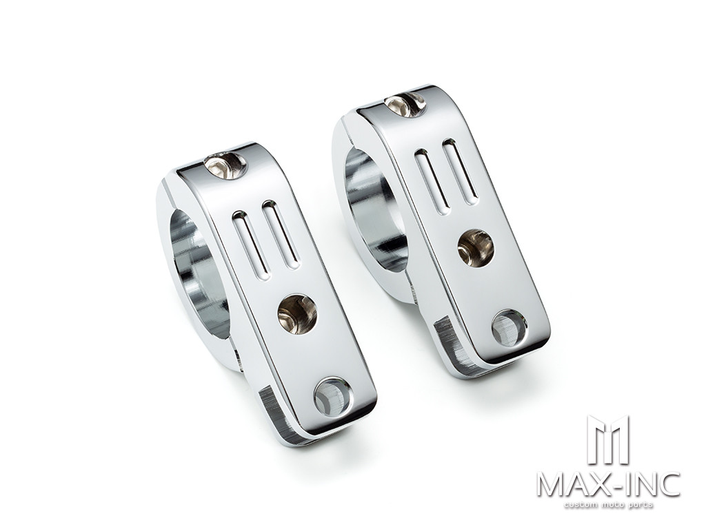 Chrome Refit the mounting and fixing bracket of the guard bar Pedal 38MM