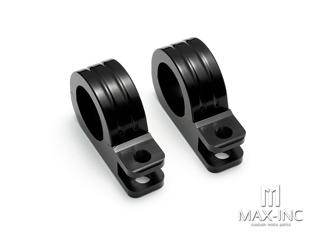 Black Refit the mounting and fixing bracket of the guard bar Pedal 32MM