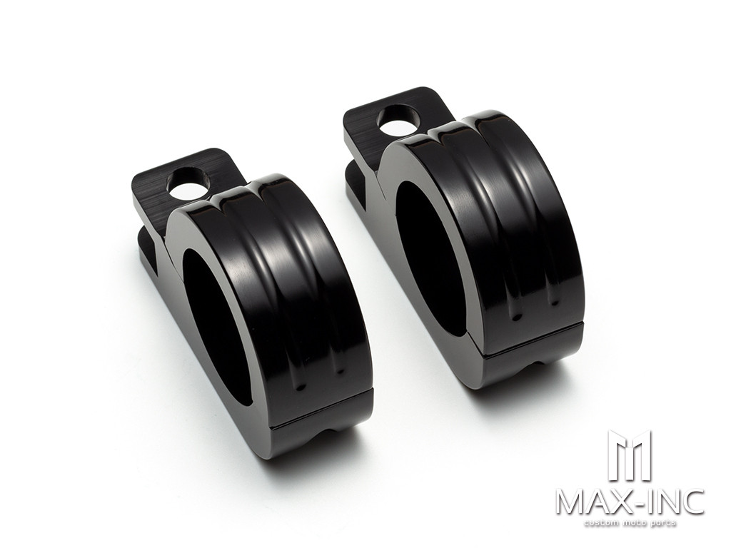 Black Refit the mounting and fixing bracket of the guard bar Pedal 32MM