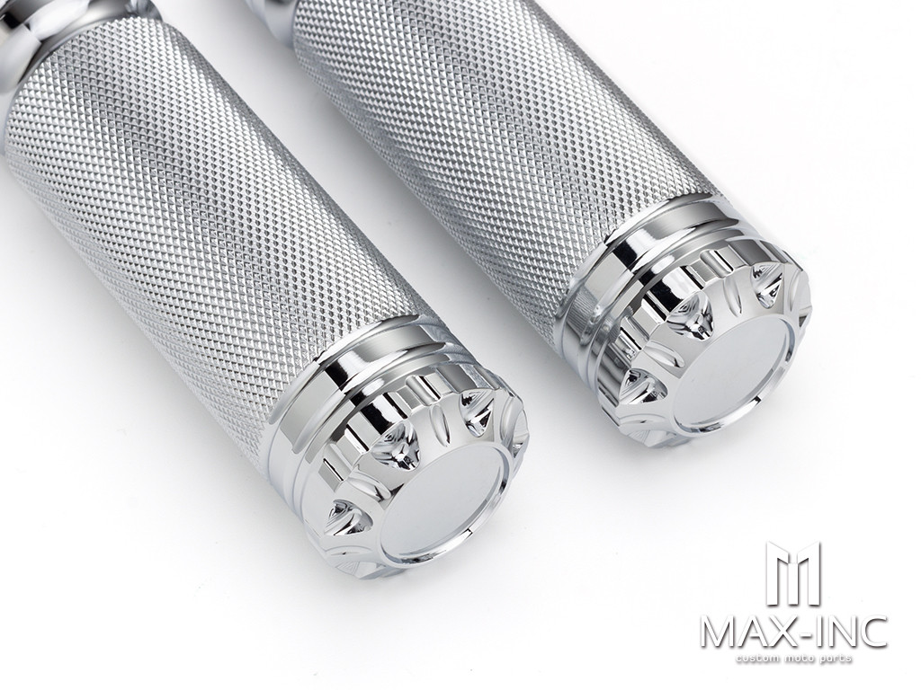 Chrome Harley XL883 1200 X48 Modified Pedal Knurled Carving