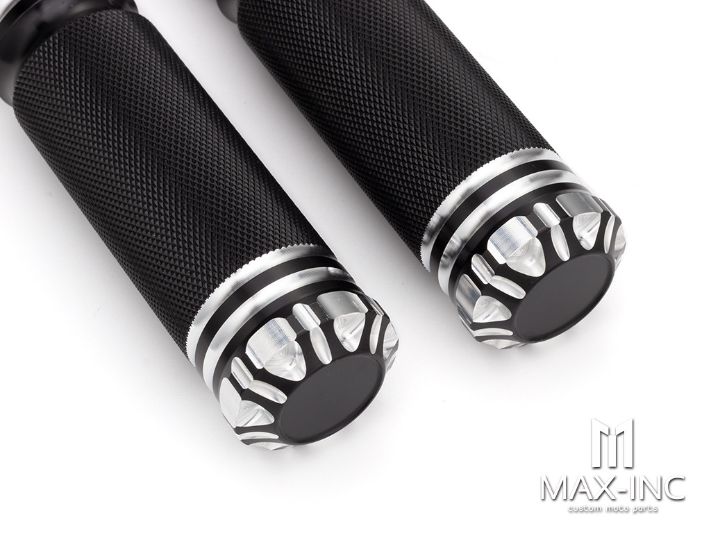 Black Harley XL883 1200 X48 Modified Pedal Knurled Carving