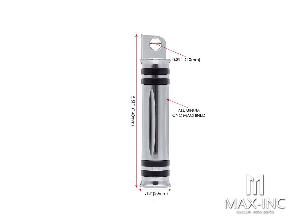 CHROME CUT Harley XL883 1200 X48 Modified Pedal 