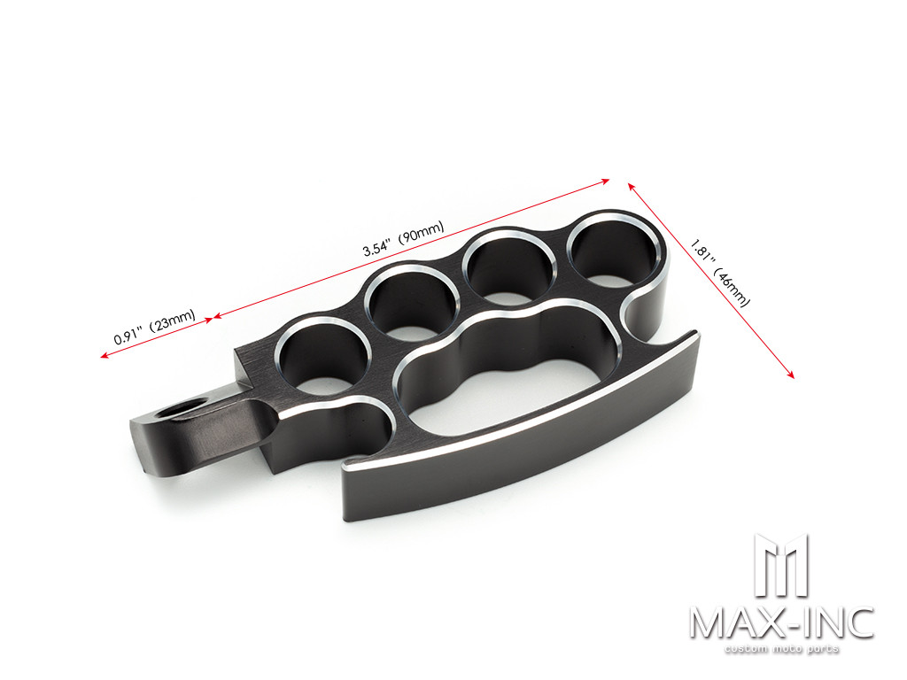 BLACK CUT Harley XL883 1200 X48 Modified Pedal Cat Foot