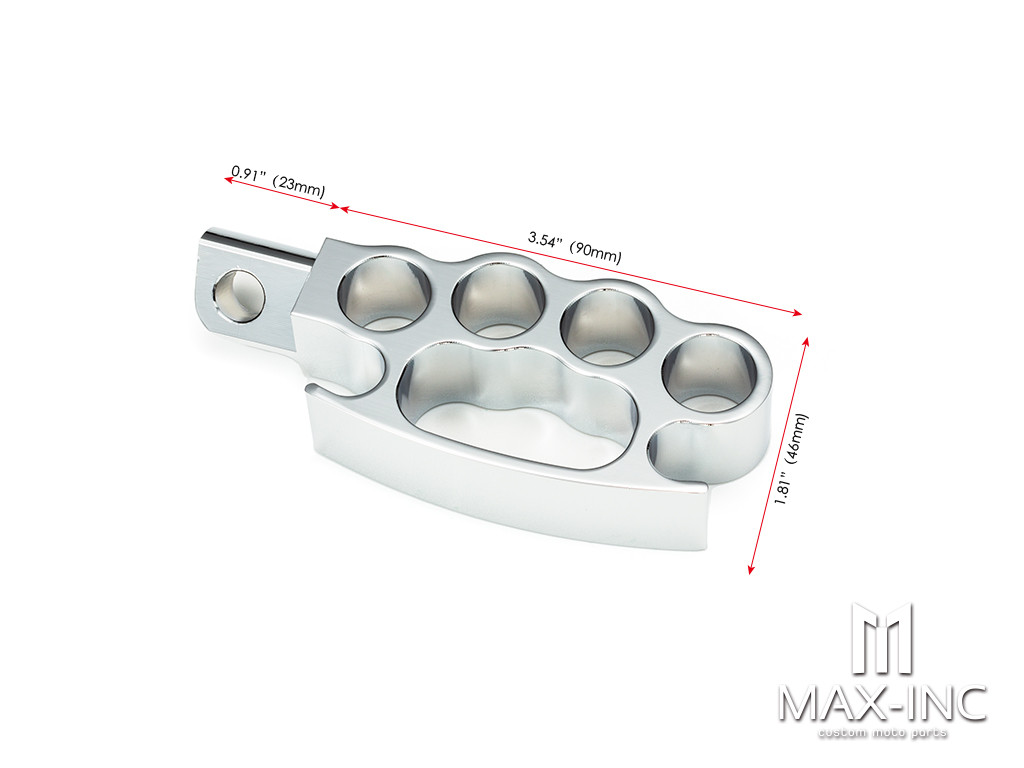 Chrome Harley XL883 1200 X48 Modified Pedal Cat Foot