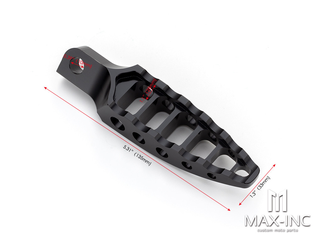 Black Harley XL883 1200 X48 CNC Aluminum Modified Pedal