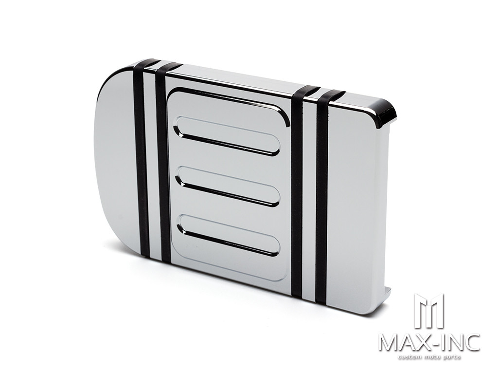 Brake Pedal Pad Cover CNC Large Foot Pegs Pads For Harley Touring Road King Electra Street Glide Softail Fat Boy Dyna FLD Trike