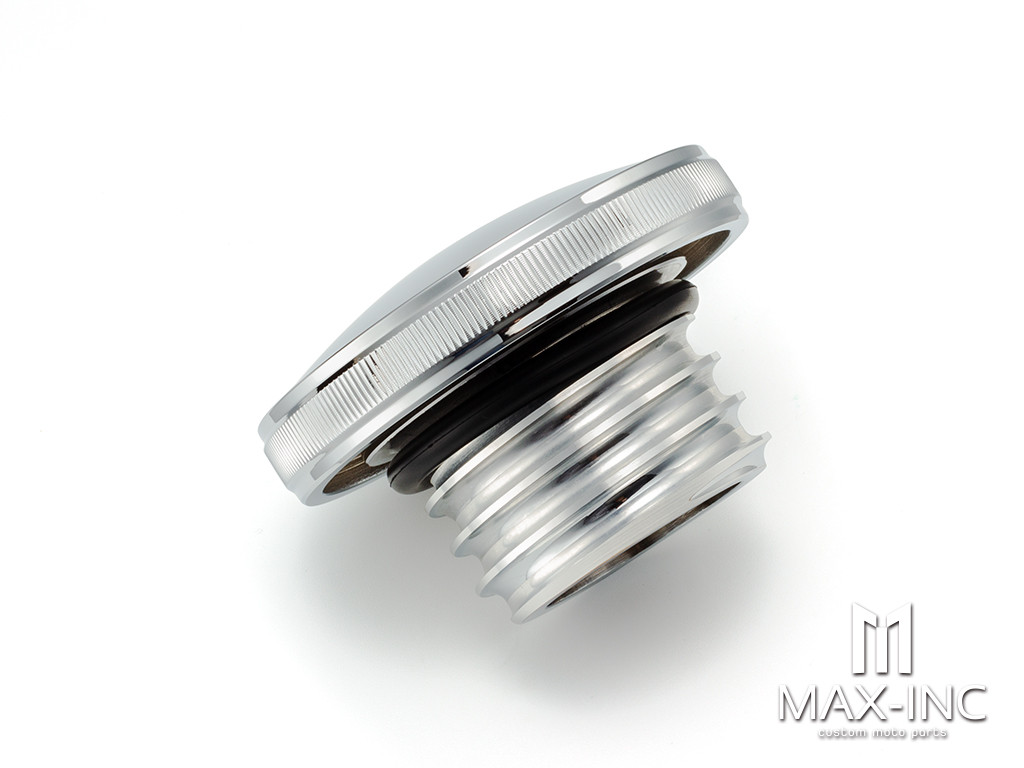 Chrome Motorbike Gas Cap CNC Fuel Oil Tank Cover For Harley Sportster Road King Dyna Softail 1996-2012 2013 2014 2015 2016 2017 2018