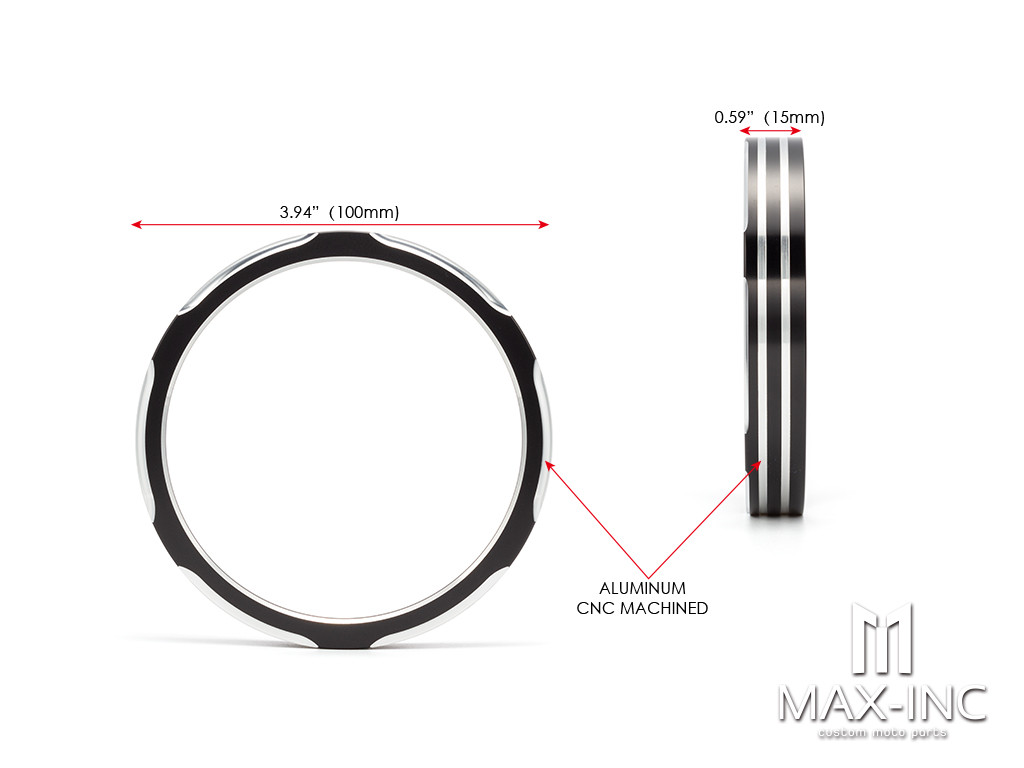 Motorcycle Accessories Billet Speedometer Trim Bezel Cover For Harley Dyna Street Bob Low Rider Sportster XL 883 1200