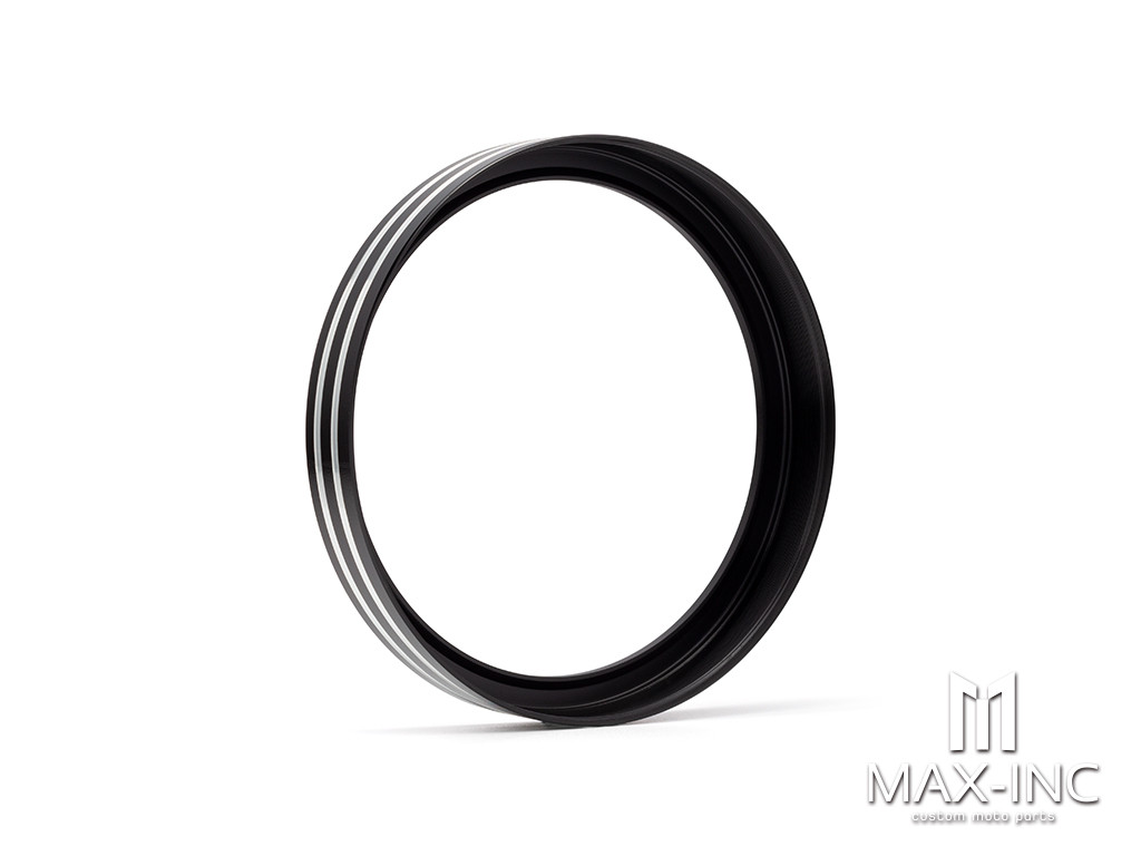 BLACK CUT Motorcycle Accessories Billet Speedometer Trim Bezel Cover For Harley Dyna Street Bob Low Rider Sportster XL 883 1200