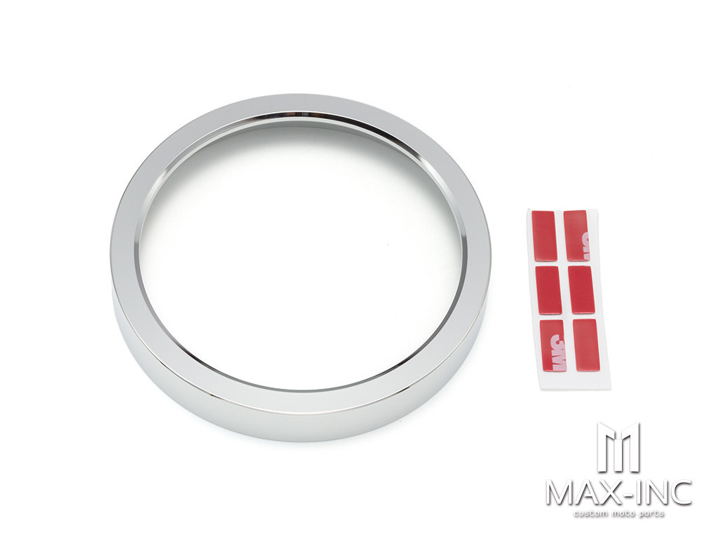 Chrome Motorcycle Accessories Billet Speedometer Trim Bezel Cover For Harley Dyna Street Bob Low Rider Sportster XL 883 1200