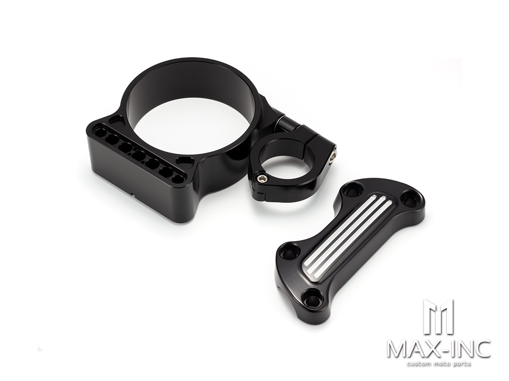 Black Cut Motorcycle Instrument Speedometer Bracket Housing Side Mount Relocation Cover For Harley Sportster 883 XL 1995-2015