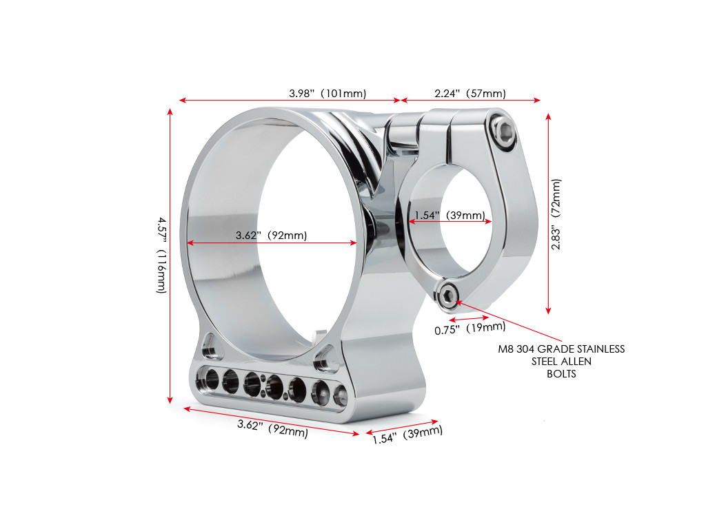 Chrome Motorcycle Instrument Speedometer Bracket Housing Side Mount Relocation Cover For Harley Sportster 883 XL 1995-2015