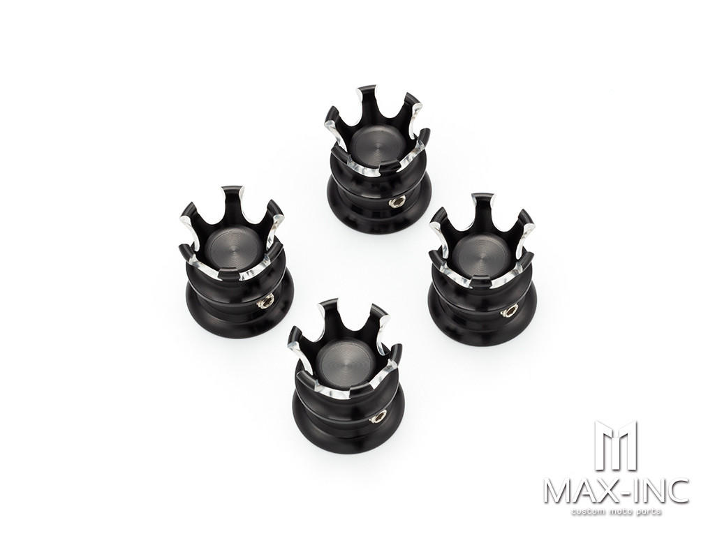 Motorcycle Front Axle Nut Cover Cap Bolt For Harley Touring Softail Breakout Dyna Street Bob Sportster XL 883 V-Rod FLTR VRSC XG