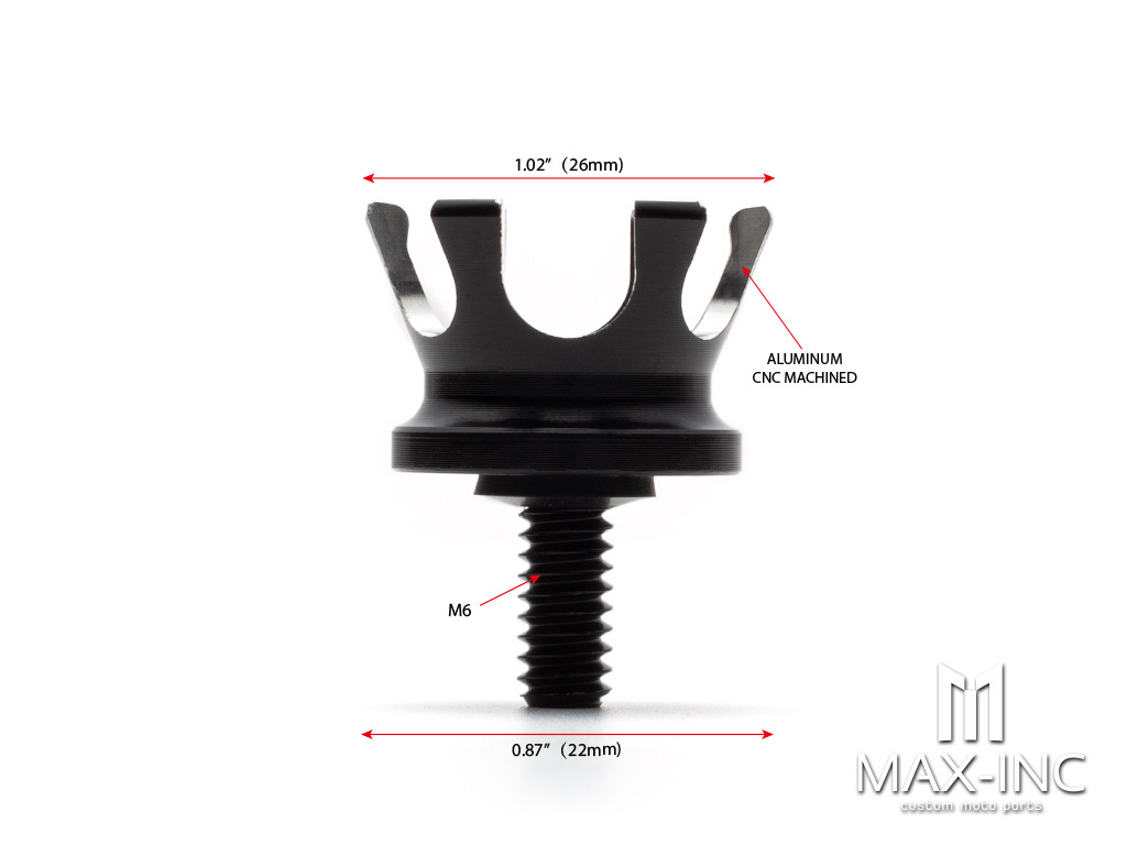 Motorcycle Black Cut Seat Bolt Tab Screw For Harley Touring Road King Street Glide Softail Dyna Sportster XL Street Bob 96-19