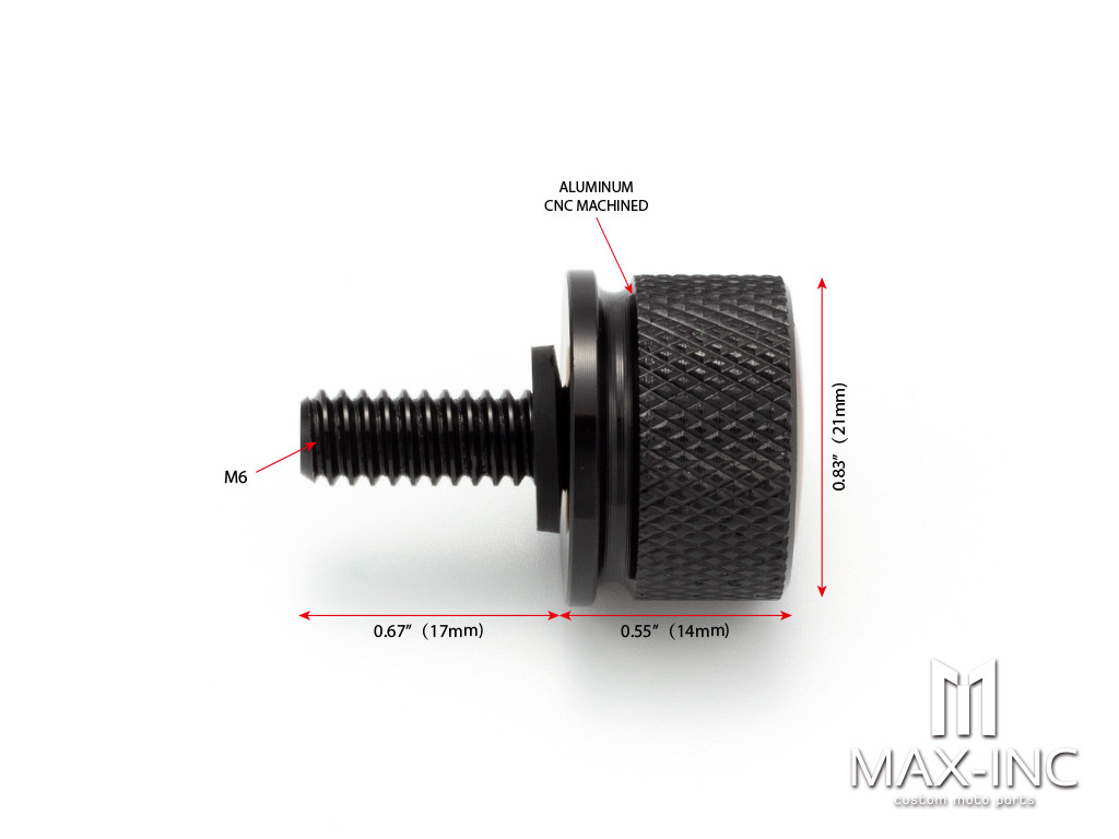 Motorcycle Black Seat Bolt Tab Screw For Harley Touring Road King Street Glide Softail Dyna Sportster XL Street Bob