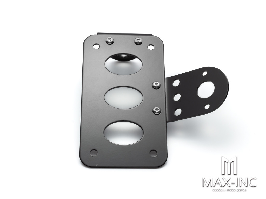 Universal Motorcycle Side Mounted Tail Light Frame License Plate Bracket Retro Metal Motorcycle Accessories for harley