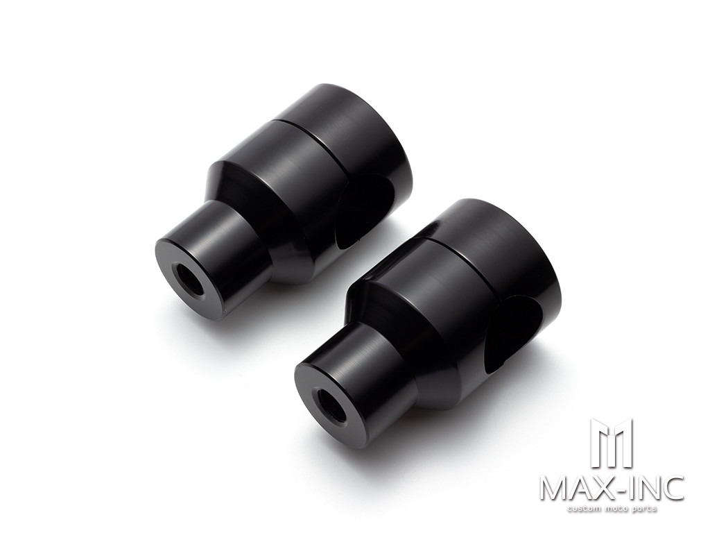 Black 25MM 1" Handlebar Risers Kit Mount Clamp Handle Bar Heightening Fixed for Harley Honda Kawasaki Suzuki XL 883 1200 Steed 400