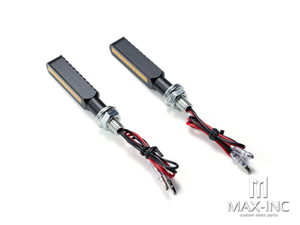 CNC Machined Mini LED Bar with Resin Topper -- Sequential Indicators