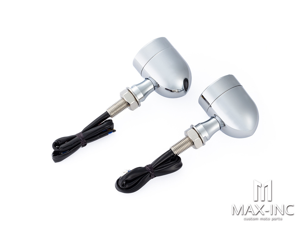 Chrome Alum Bobber LED Integrated Turn Signals (Turn / Tail / Stop)