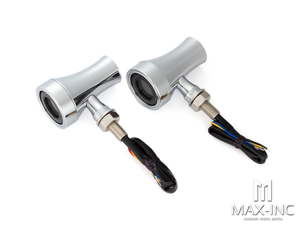 Chrome Sleek Judger LED Integrated Turn Signals (Turn / Tail / Stop)