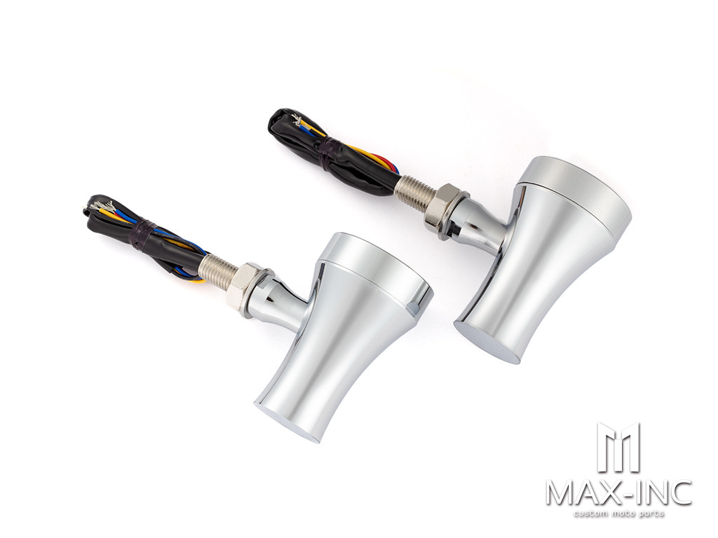 Chrome Sleek Judger LED Integrated Turn Signals (Turn / Tail / Stop)