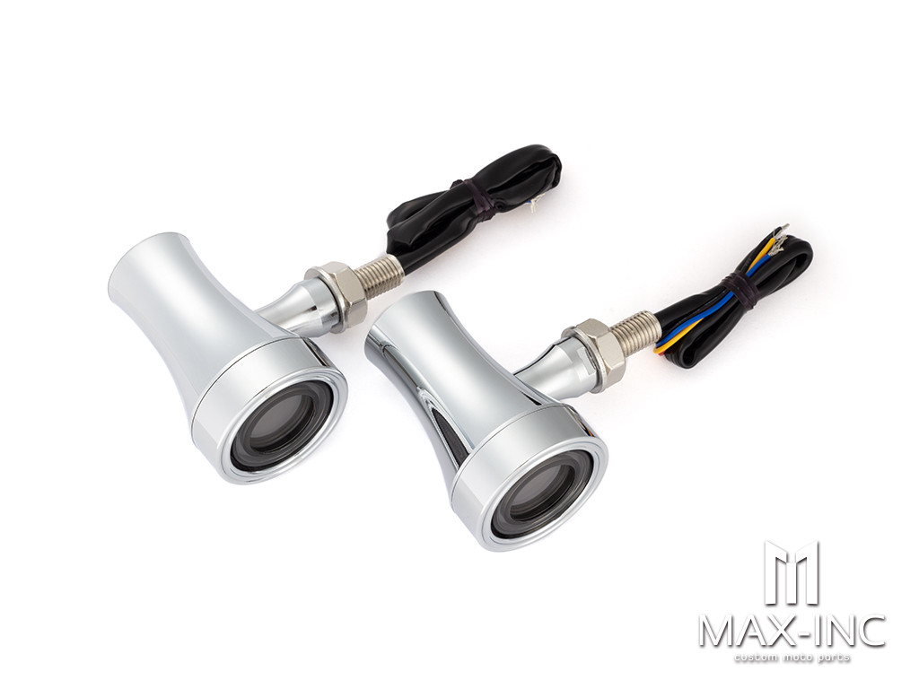 Chrome Sleek Judger LED Integrated Turn Signals (Turn / Tail / Stop)