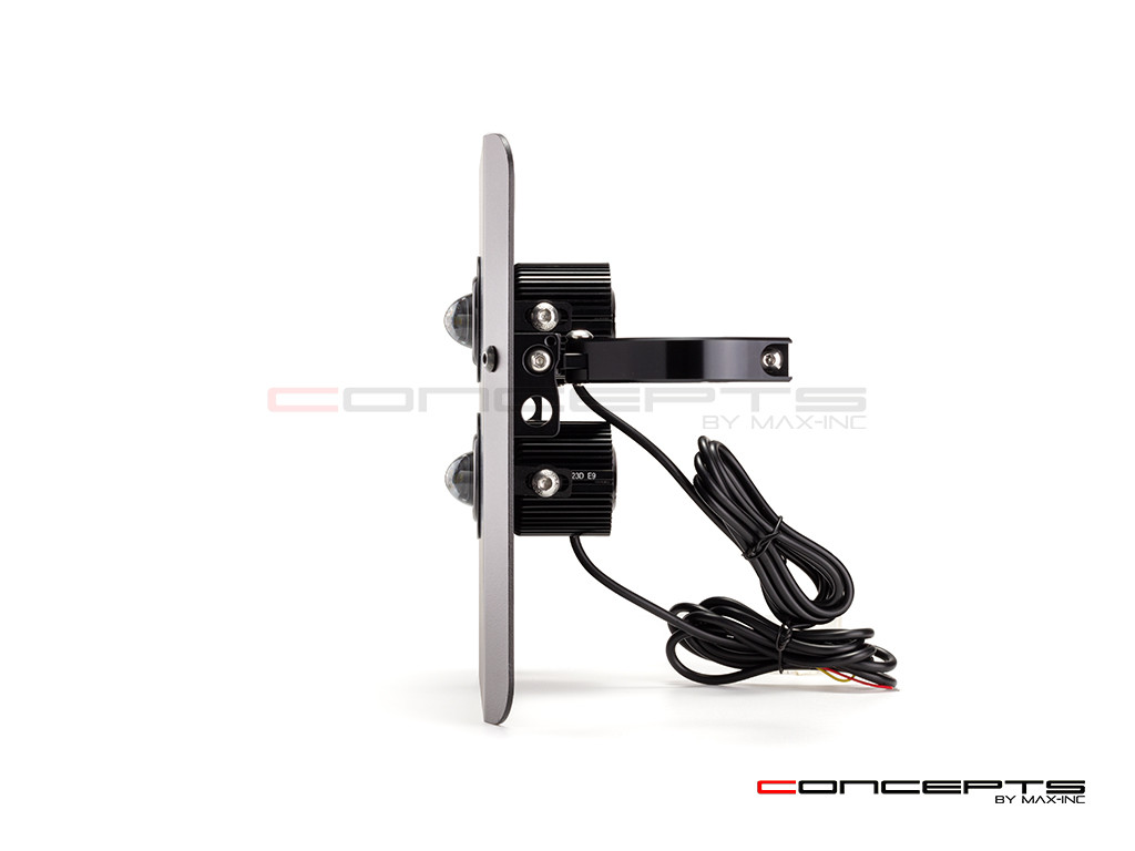 Alpha Dual LED Projector Mini Headlight Mask -w/o clamps