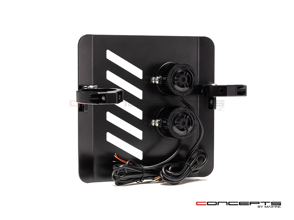 Alpha Dual LED Projector Mini Headlight Mask -w/o clamps