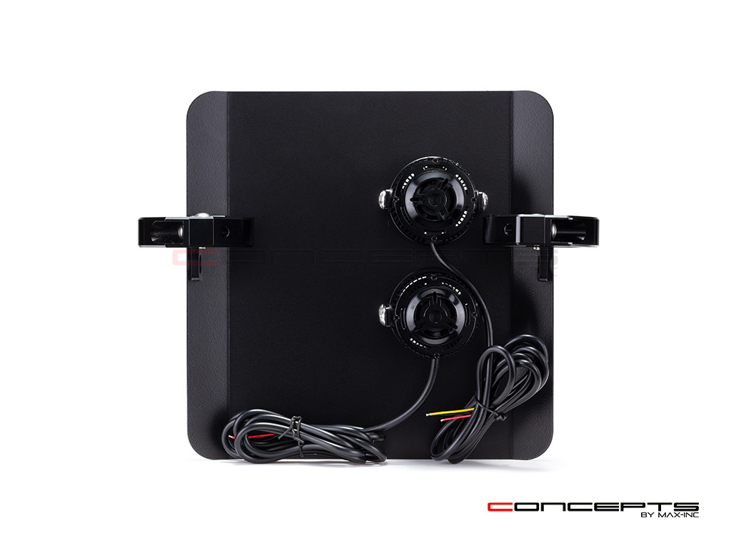 Omega Dual LED Projector Mini Headlight Mask -w/o clamps