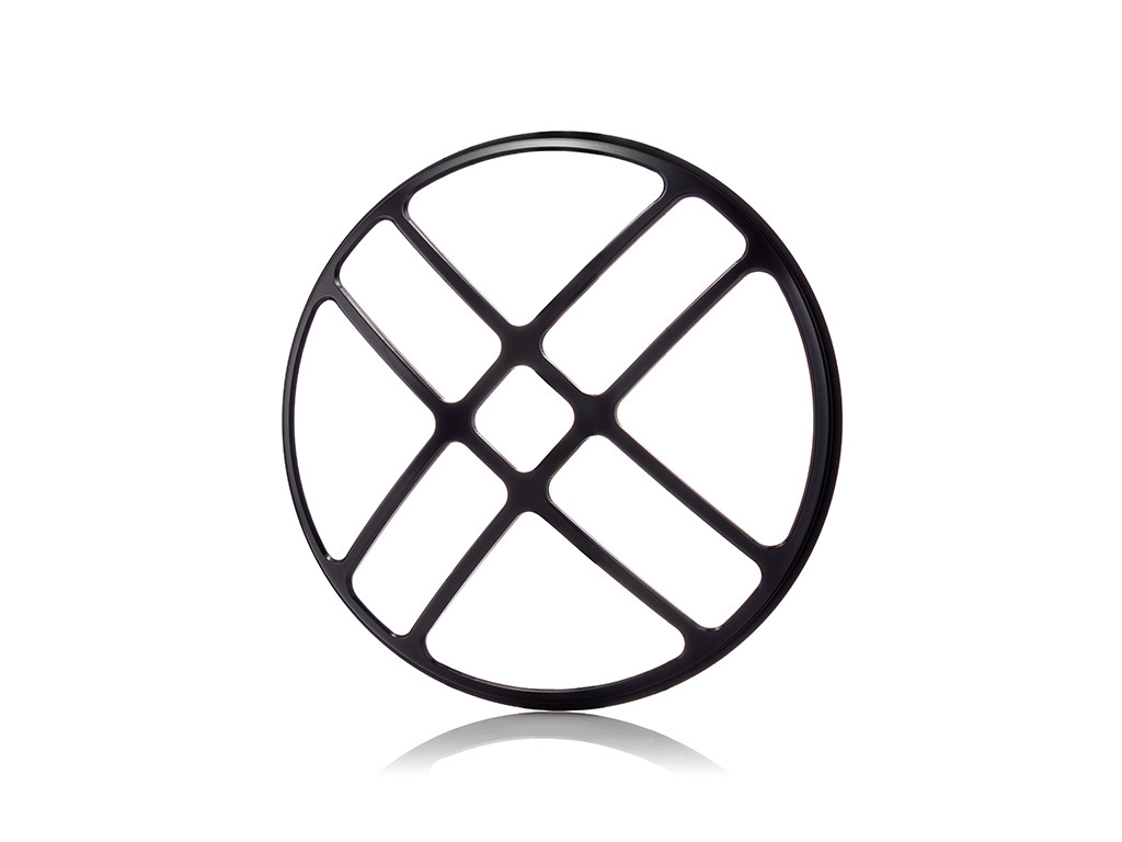 7 Inch CNC MACHINED ALUM HEADLIGHT COVER (Piece, Black, Titan)