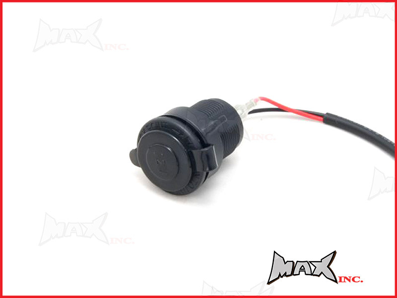 Universal 12v Fairing / Flush Mount Cigarette Lighter Power Socket