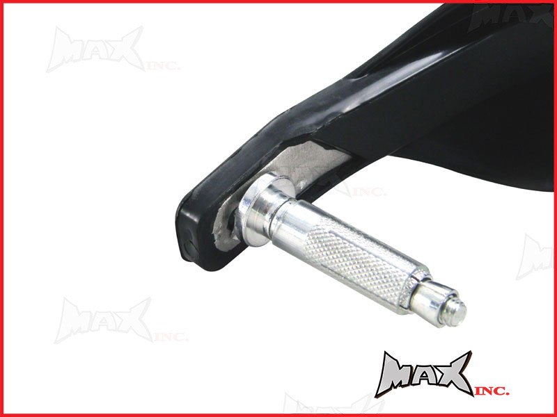 High Quality Black Plastic / Aluminium Hand Guards - Fits 7/8 Bars